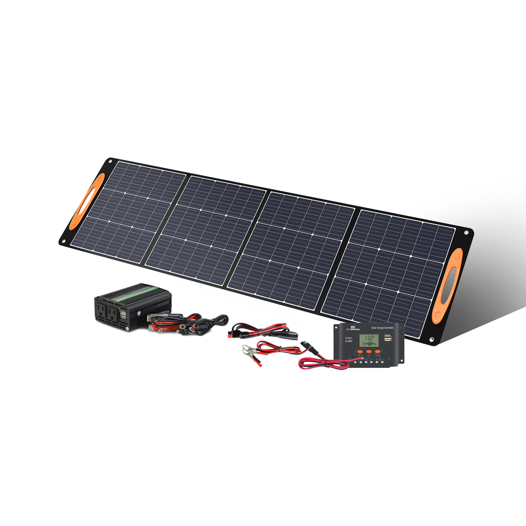 Nature Power, 220-Watt Folding 12 Volt Solar Panel Kit, Watts 220 Model# 12235